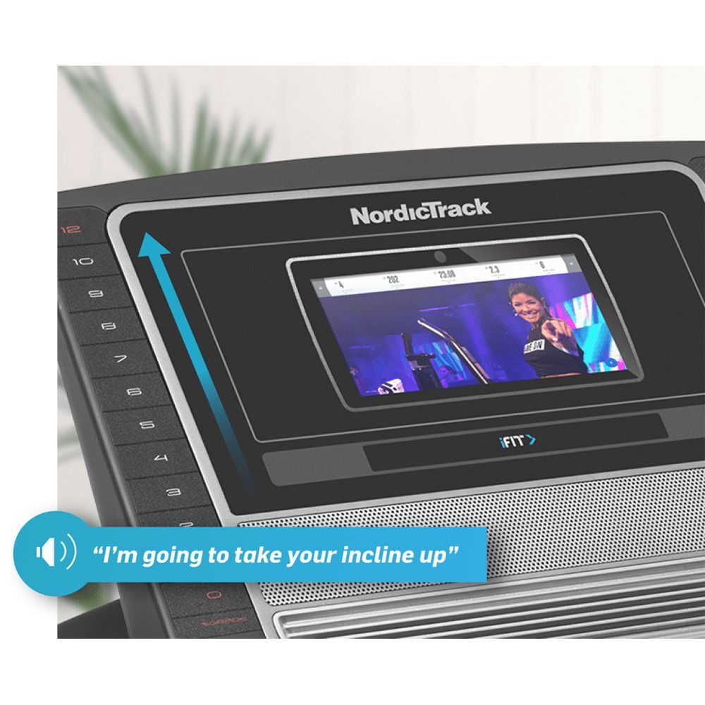 Bėgimo takelio NORDICTRACK T 7.5 S ekranas