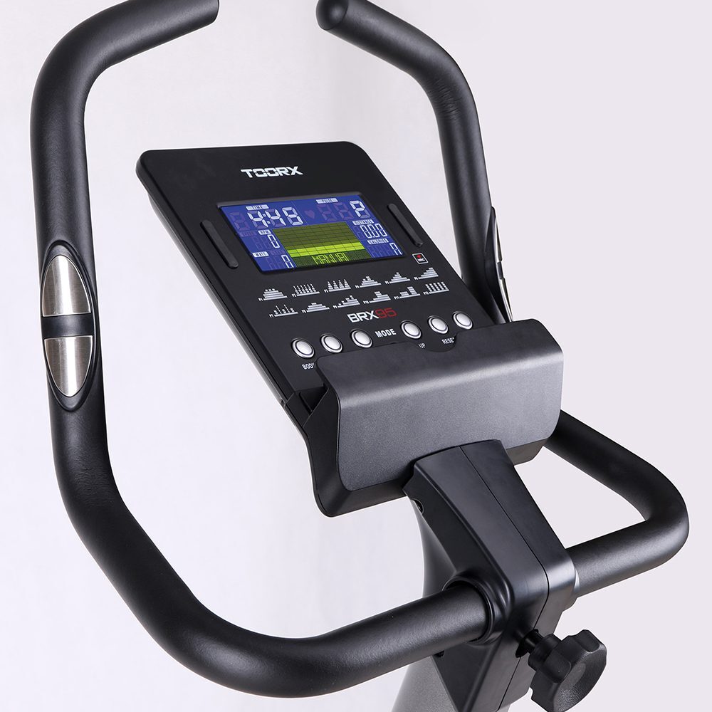 Dviračio Treniruoklio TOORX BRX-95 ekranas
