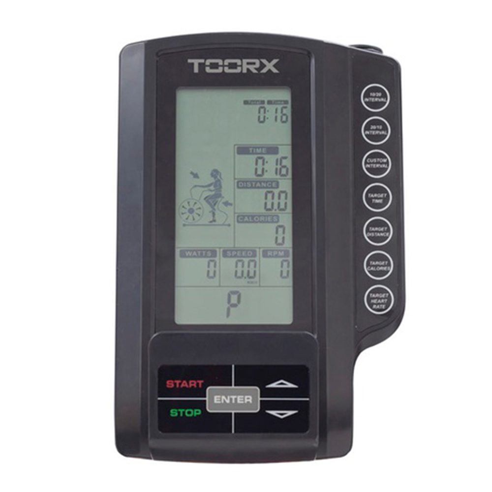 Dviračio Treniruoklio TOORX CHRONO LINE BRX AIR300 ekranas