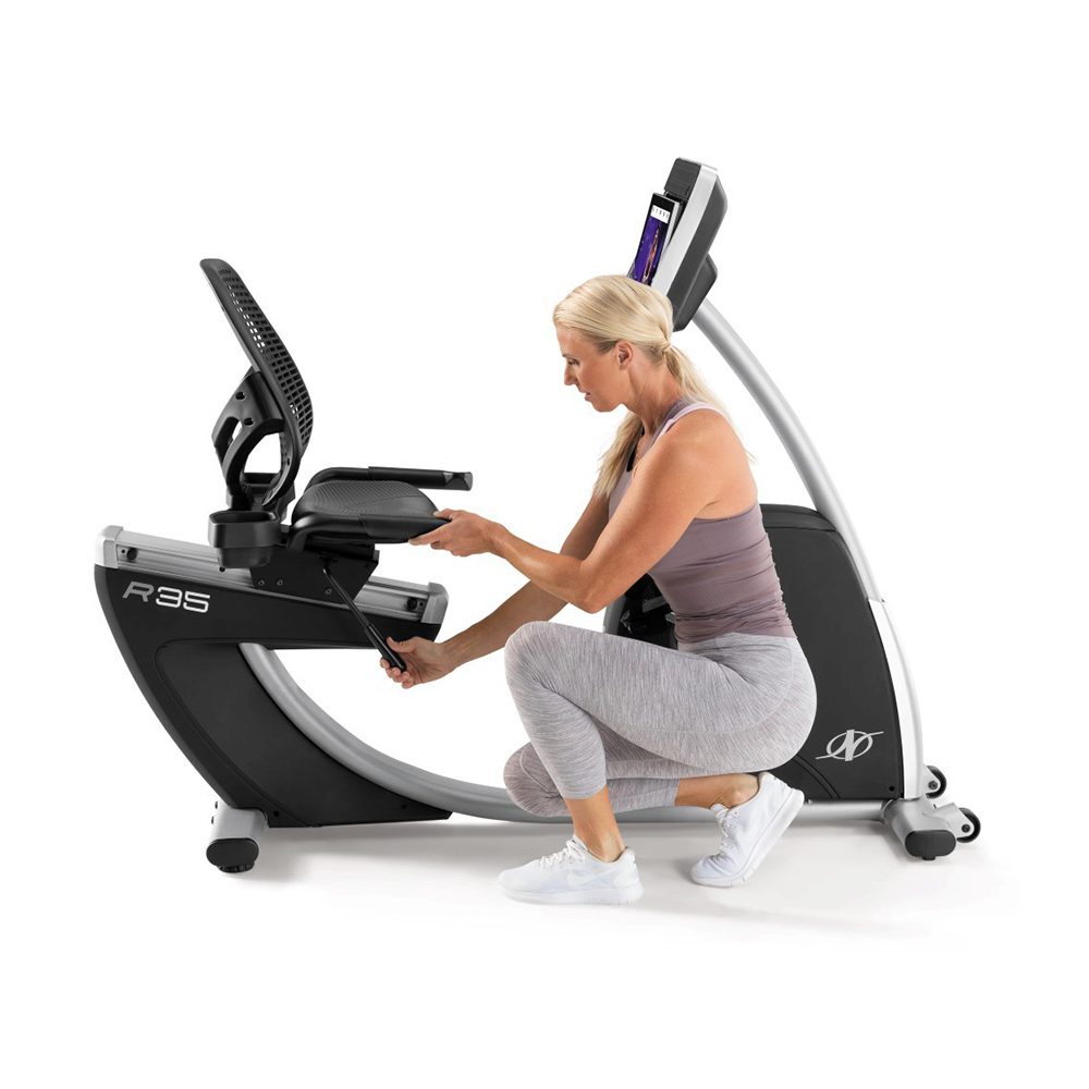 Dviračio Treniruoklo NORDICTRACK R35 reguliavimas